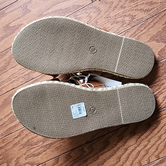 NWT Lane Bryant Cognac Espadrilles Size 8W - Picture 6 of 8
